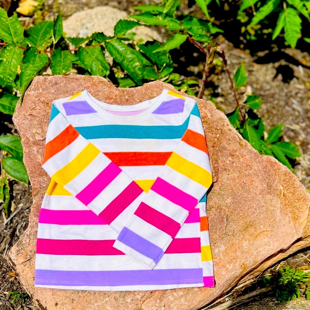Colorful Striped Kids Shirt